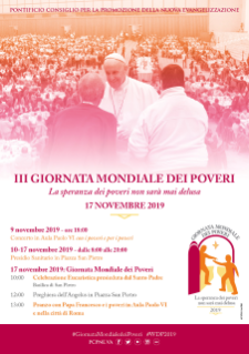 Comunicato Stampa per la III Giornata Mondiale dei Poveri
